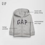 GAP Child Boys' Playtime Favorites Emblem Full Zip Hoodie Hooded Sweatshi... - Image 3