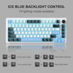 MageGee 75% Mechanical Gaming Keyboard, Compact Blue Backlit Wired Gam... - Image 3