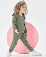 Mioglrie Toddler Child Lady Garments Fall Winter Sweatsuit New child Sweat... - Image 4