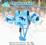 HeySplash Toddler Swim Vest, Toddler Floaties Match 13-30 Lbs, Puddle Ki... - Image 3