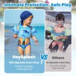 HeySplash Toddler Swim Vest, Toddler Floaties Match 13-30 Lbs, Puddle Ki... - Image 4