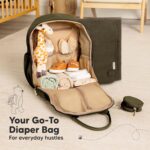 Diaper Bag Backpack - Multifunctional Journey Diaper Again Packs,Materni... - Image 10