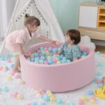 Ball Pit for Toddlers, 35.4"x 11.8" Foam Ball Pits, Indoor Tender Spherical ... - Image 7