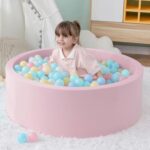 Ball Pit for Toddlers, 35.4"x 11.8" Foam Ball Pits, Indoor Tender Spherical ... - Image 8