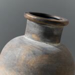 SIDUCAL Ceramic Rustic Farmhouse Vase | 6 Inch Pottery Ornamental Movement... - Image 4