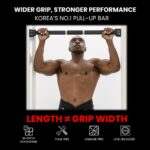 Doorway Pull Up Bar – No Screws, Widest Grip (26.8–32.7") | 573 lbs Ca... - Image 3