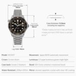 watchdives NH35/NH38 Automated Watches for Males, WD007 Titanium NTTD Di... - Image 3