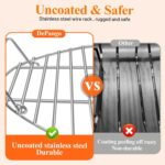 16.5inch Oval Roasting Rack for Oven, Items for Mother Males Spouse, Stainles... - Image 5