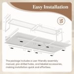 Lifewit Washer Dryer Countertop with Adjustable Shelf, Splice Sort, 54... - Image 7