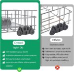 W10728159 Dishwasher Decrease Rack with Wheels, Match for Kitchenaid Dishwa... - Image 5