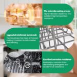 W10728159 Dishwasher Decrease Rack with Wheels, Match for Kitchenaid Dishwa... - Image 8