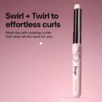 L'ANGE HAIR Le Pirouette 25MM Titanium Rotating Curling Iron Self-Rota... - Image 3