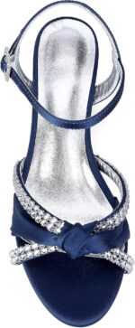 Girls's Satin Wedge Sandals Rhinestone Bowknot Marriage ceremony Occasion Footwear wit... - Image 4