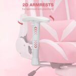 HOFFREE Gaming Chair with Bluetooth Audio system and Led Lights Therapeutic massage Vi... - Image 8