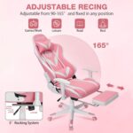 HOFFREE Gaming Chair with Bluetooth Audio system and Led Lights Therapeutic massage Vi... - Image 9