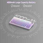 MageGee LIGHT75 Wi-fi Creamy Keyboard, Gasket Construction Sizzling Swappab... - Image 6