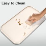 Pet Feeding Mat [Warped Resistant Raised Edge], Water-Proof Silicone P... - Image 7