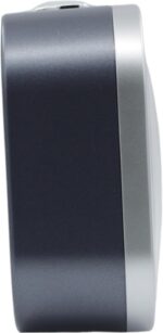 Seiko Kyoda II Non Ticking Bed room Alarm Clock, 4 Inch, Silver - Image 3