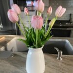 hjn White Flower Vase- Ceramic Vase for Decor, White vase for Flowers,... - Image 4