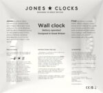 JONES CLOCKS® Studio Wall Clock | Trendy Spherical Fashion | 12 inch | Orang... - Image 6