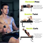 Nordic Hamstring Curl Strap, 6.5FT Fitness center Seatbelt and Train Straps fo... - Image 7