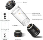 Private Measurement Transportable Blender for Shakes & Smoothies, 16oz Mini Small... - Image 8