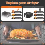 Geek Chef Air Fryer Oven 26 QT, Huge Air Fryer, Toast Oven with Bake, R... - Image 6