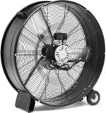 Amazon Fundamentals 30" 300W Excessive-Velocity, Heavy-Obligation Industrial Fan, Drum ... - Image 5