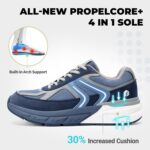 FitVille Further Extensive Sneakers for Males, Extensive Strolling Sneakers Extensive Width Casua... - Image 5