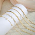 BERISO Gold Bracelets for Ladies, Elegant Adjustable 14K Gold Plated Br... - Image 6