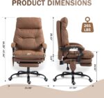 Government Workplace Chair 155° Recline Ergonomic Sport Chairs with Adjusta... - Image 3