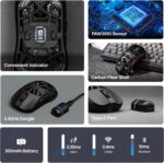 EPOMAKER Carbon X Wi-fi Gaming Mouse, 400 to 30,000 DPI Adjustable,... - Image 4