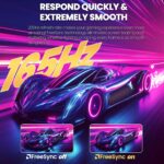 CRUA 32" Curved Gaming Monitor, 2K QHD 2560x1440P, 144Hz/165Hz Compute... - Image 4