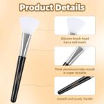 LORMAY 2 Pcs Silicone Face Masks Brush Applicator for Facial Mud, Clay ... - Image 3
