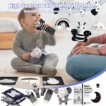 Black and White Sensory Toys for Infants,Montessori Toys for Infants,Hig... - Image 3