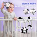 Black and White Sensory Toys for Infants,Montessori Toys for Infants,Hig... - Image 5