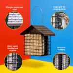 Extra Birds Double Suet Feeder with Climate Guard, 6.5" L X 4.25" W X 7... - Image 4