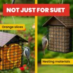 Extra Birds Double Suet Feeder with Climate Guard, 6.5" L X 4.25" W X 7... - Image 7