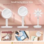 B Magnificence Planet Make-up Mirror with Lights, Lighted Magnifying Mirror 3... - Image 5