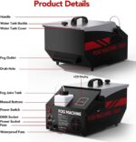 UPGREY Low Mendacity Fog Machine, Dry Ice Fog Machine Fog Chiller Floor F... - Image 7