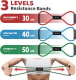 HPYGN Resistance Bands, Determine 8 Train Bands for Ladies Males, 8 Form... - Image 7