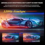 ZZA 24.5 Inch 120Hz Gaming Monitor, FHD 1080p PC Display screen,1ms With out Be... - Image 5