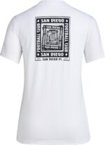 adidas Ladies's San Diego FC Native Warp Pre-Sport Brief Sleeve T-Shirt - Image 3