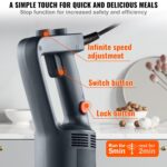 VEVOR Business Immersion Blender, 750W 20" Heavy Responsibility Hand Mixer, Va... - Image 5