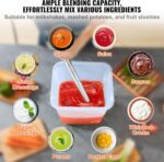 VEVOR Business Immersion Blender, 750W 20" Heavy Responsibility Hand Mixer, Va... - Image 6