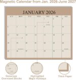 2026 Magnetic Fridge Calendar - January 2026 Till June 2027 - The Per... - Image 3