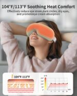 Electrical Eye Massager with Warmth & Music Sensible Air Strain Vibration E... - Image 3