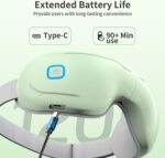 Electrical Eye Massager with Warmth & Music Sensible Air Strain Vibration E... - Image 6