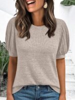 AUTOMET Womens Tops Summer time Sweater Lengthy Tunic Dressy Informal Blouses Bu... - Image 5