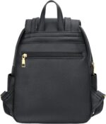 KKXIU Stylish Leather-based Backpack Purse for Ladies and Women Shoulder Trav... - Image 5